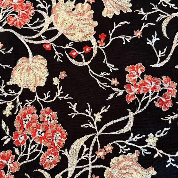 JAX Black Label Fully Embroidered Floral Sleeveless Dress Cocktail Wedding - Picture 13 of 13